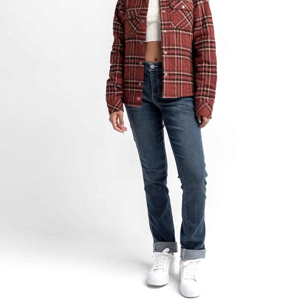 Dickies Women's Medium Wash Relaxed Carpenter Jeans